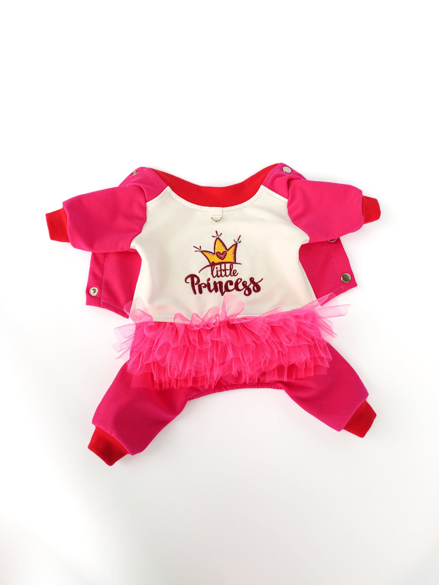 Princess cute dog jumpsuit with tutu