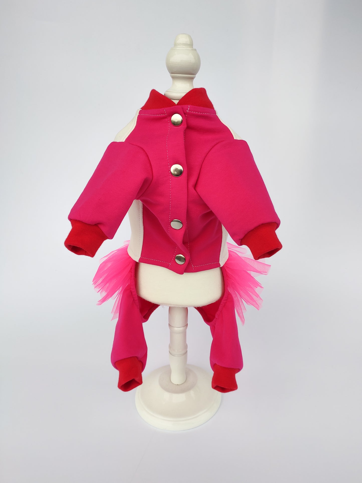 Princess cute dog jumpsuit with tutu