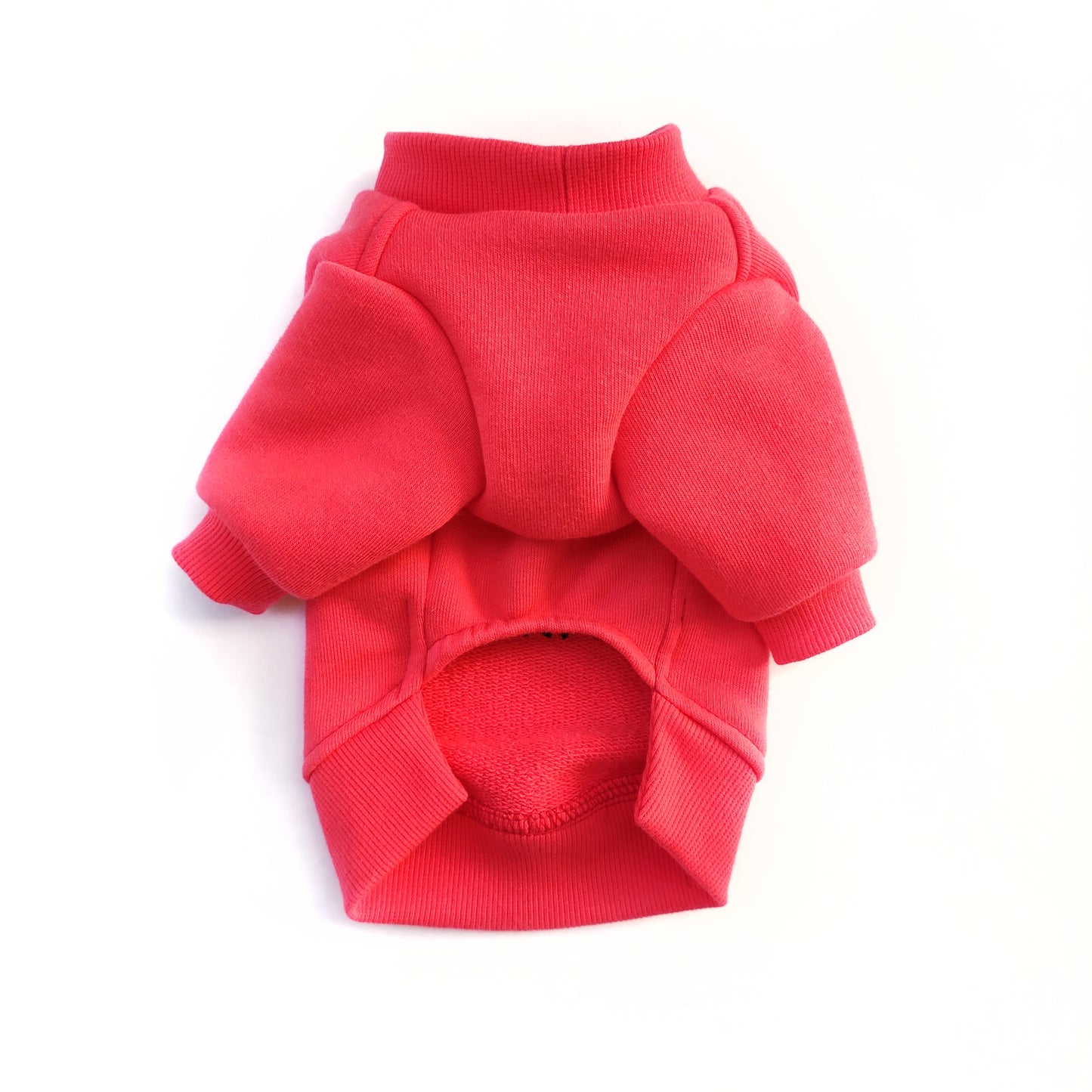 Cotton dog hoodie with cute embroidery