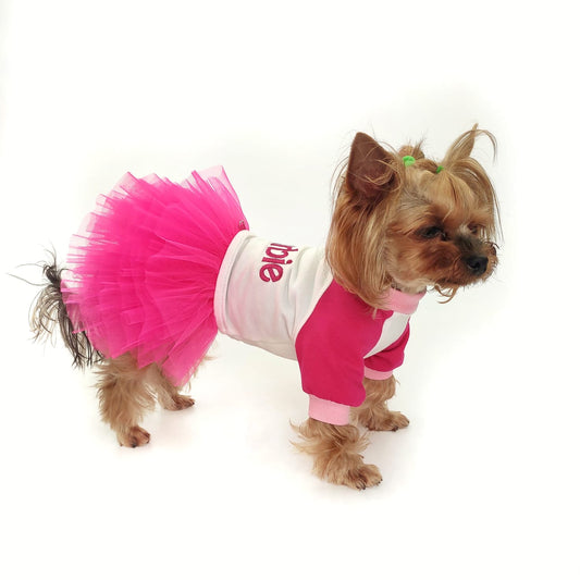 Barbie style dog dress
