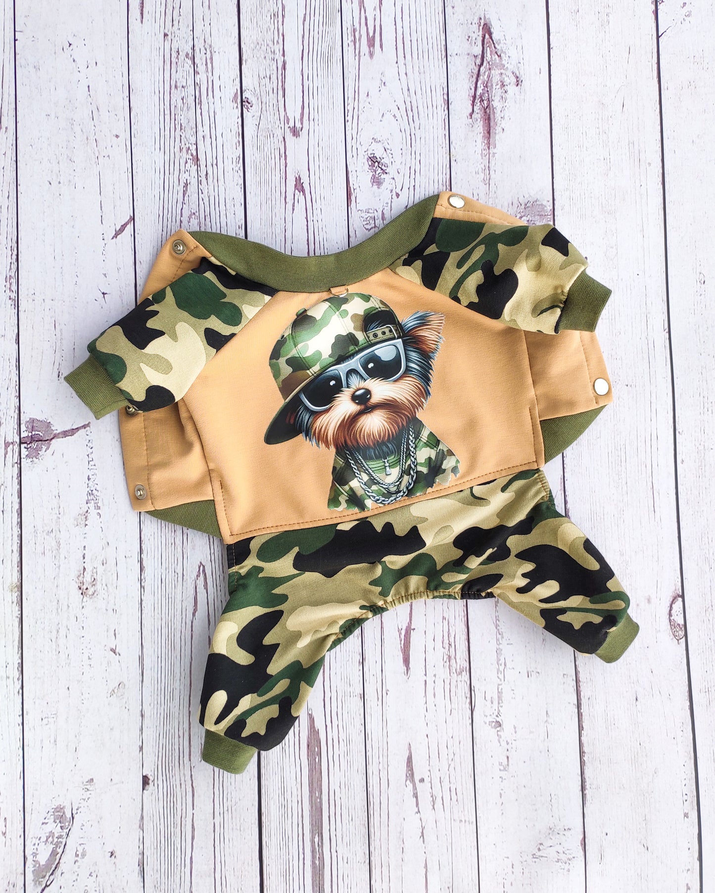 Boy dog stylish jumpsuit